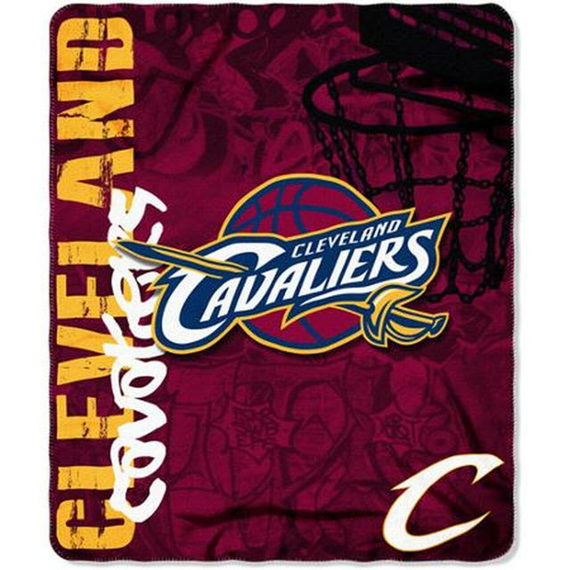 Cleveland Cavaliers Blanket 50x60 Fleece Hard Knocks Design