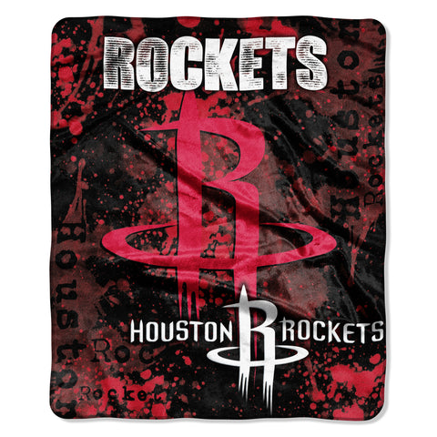 ~Houston Rockets Blanket 50x60 Raschel Drop Down Design~ backorder