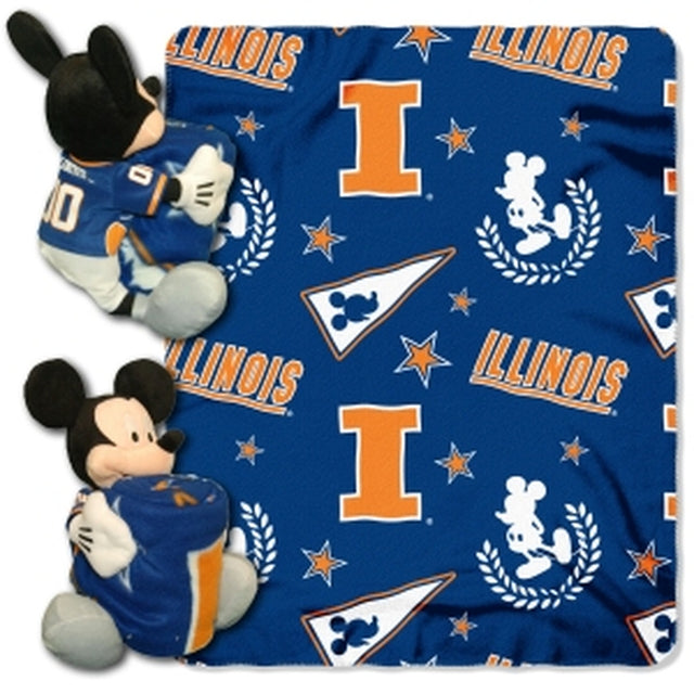 Illinois Fighting Illini Blanket Disney Hugger