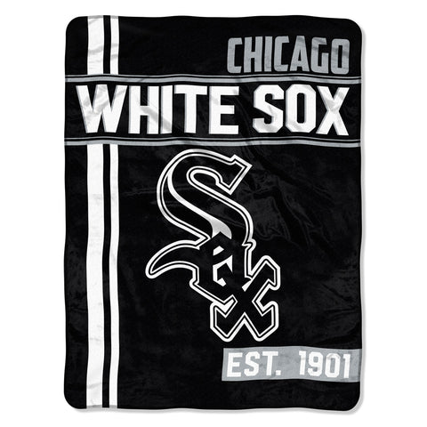 ~Chicago White Sox Blanket 46x60 Micro Raschel Walk Off Design Rolled - Special Order~ backorder