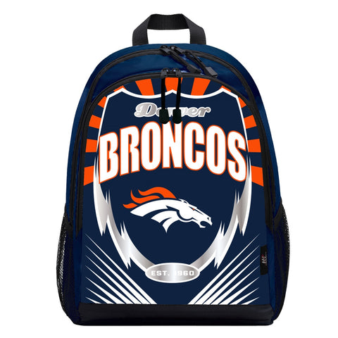 Denver Broncos Backpack Lightning Style - Special Order