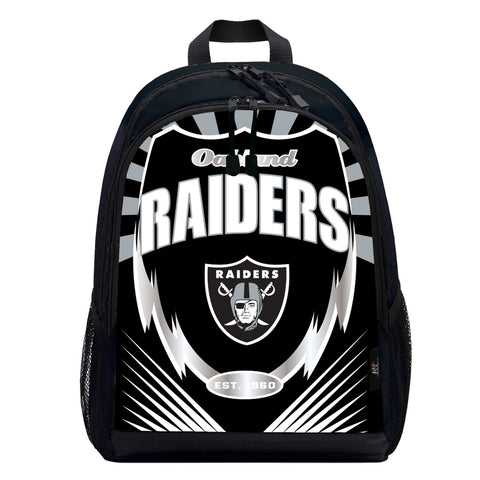 Oakland Raiders Backpack Lightning Style - Special Order