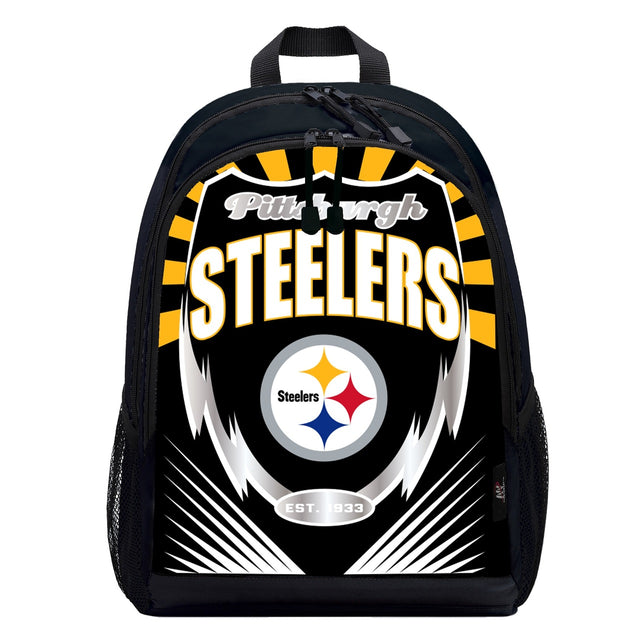 Mochila estilo relámpago de los Pittsburgh Steelers