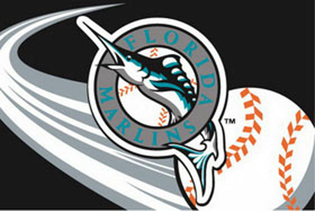 Alfombra de los Florida Marlins de 20 x 30 pulgadas con mechones