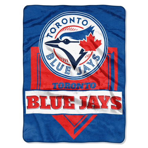 ~Toronto Blue Jays Blanket 60x80 Raschel Home Plate Design - Special Order~ backorder