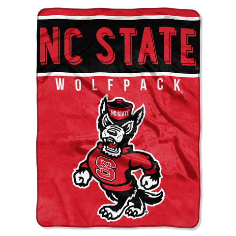~North Carolina State Wolfpack Blanket 60x80 Raschel Basic Design - Special Order~ backorder