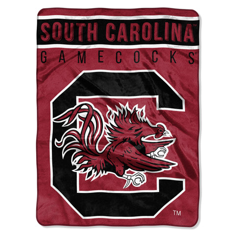 South Carolina Gamecocks Blanket 60x80 Raschel Basic Design - Special Order