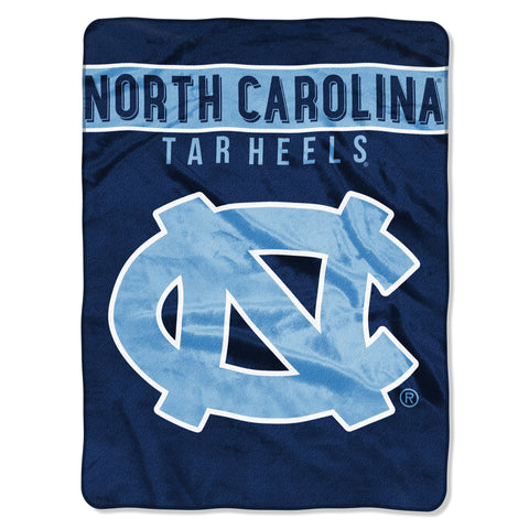 ~North Carolina Tar Heels Blanket 60x80 Raschel Basic Design~ backorder
