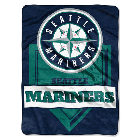 ~Seattle Mariners Blanket 60x80 Raschel Home Plate Design - Special Order~ backorder