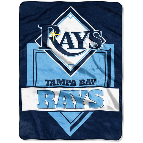 ~Tampa Bay Rays Blanket 60x80 Raschel Home Plate Design - Special Order~ backorder