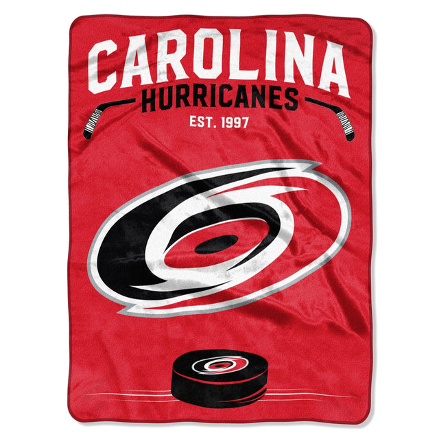 Manta Carolina Hurricanes 60x80 Diseño inspirado en Raschel