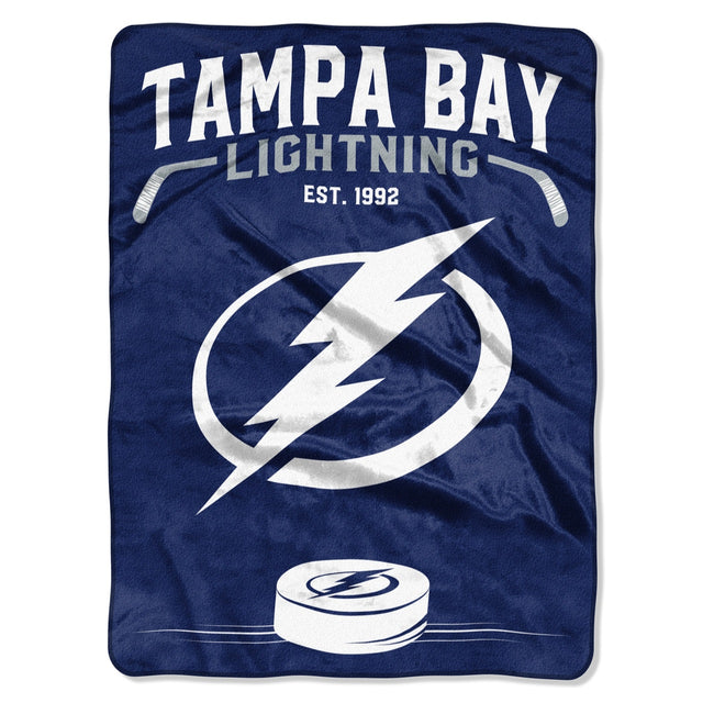 Tampa Bay Lightning Blanket 60x80 Raschel Inspired Design