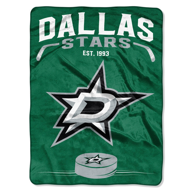 Dallas Stars Blanket 60x80 Raschel Inspired Design