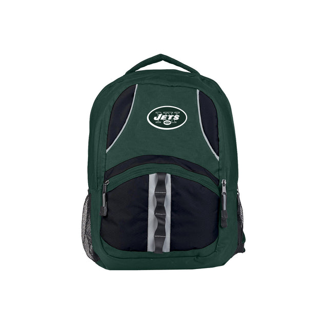 Mochila estilo capitán de los New York Jets en verde y negro