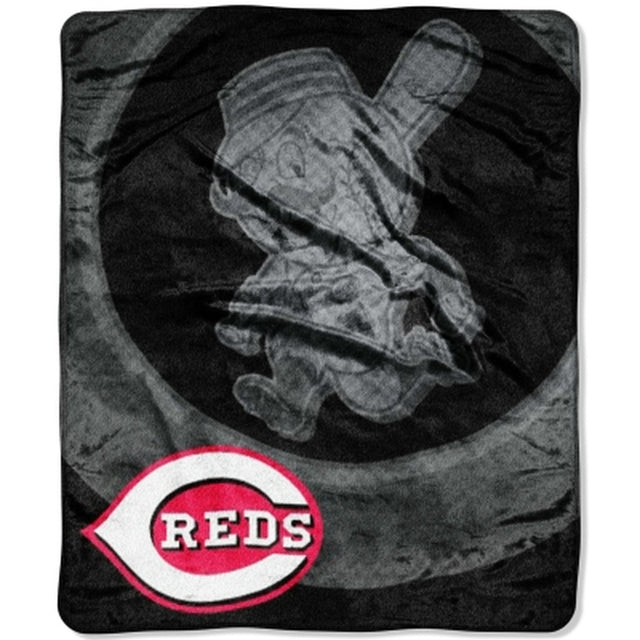 Manta de los Cincinnati Reds de 50 x 60, diseño retro de Raschel