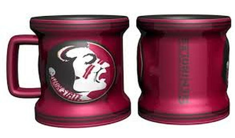 ~Florida State Seminoles Shot Glass - Sculpted Mini Mug - New Logo~ backorder