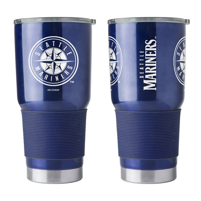 Vaso de viaje de 30 oz de los Seattle Mariners, color azul marino