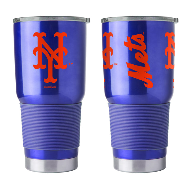 New York Mets Travel Tumbler 30oz Ultra Blue