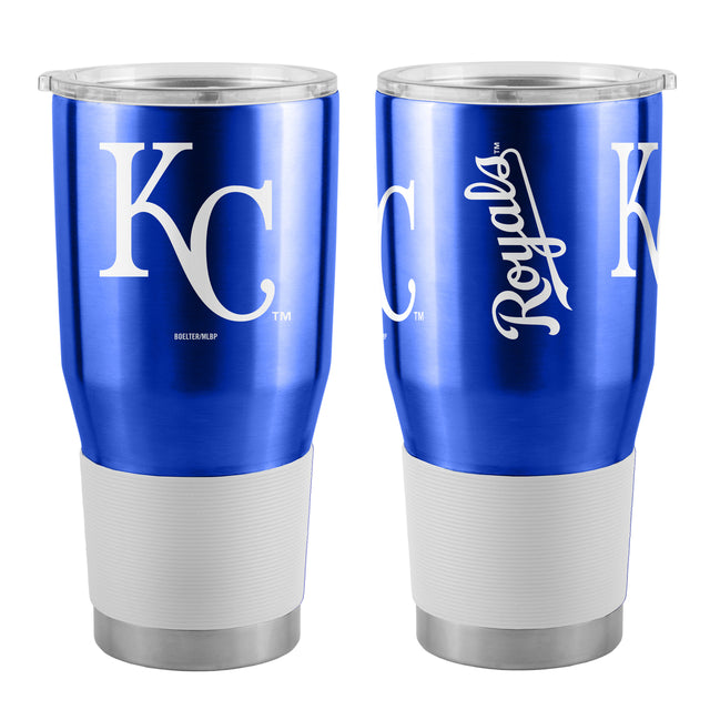 Vaso de viaje de 30 oz de los Kansas City Royals, color azul ultra