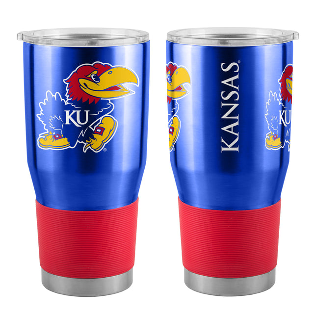 Vaso de viaje de 30 oz de los Kansas Jayhawks, color azul ultra