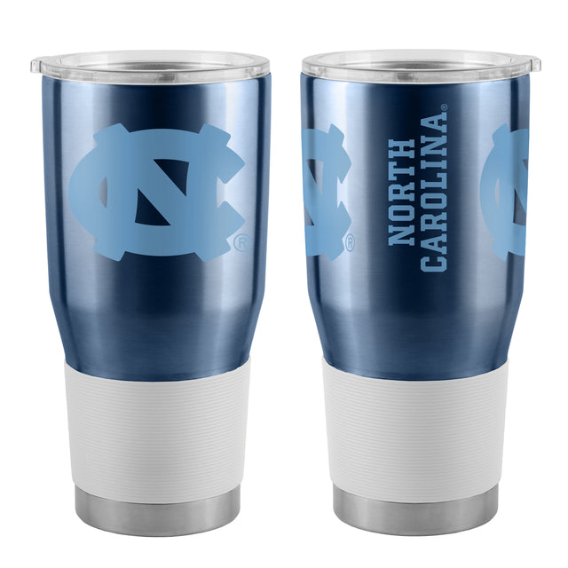 Vaso de viaje de 30 oz de los Tar Heels de Carolina del Norte, color azul marino