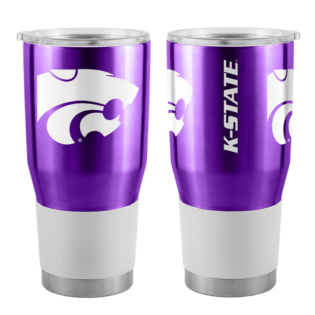 Vaso de viaje de 30 oz de Kansas State Wildcats, color morado