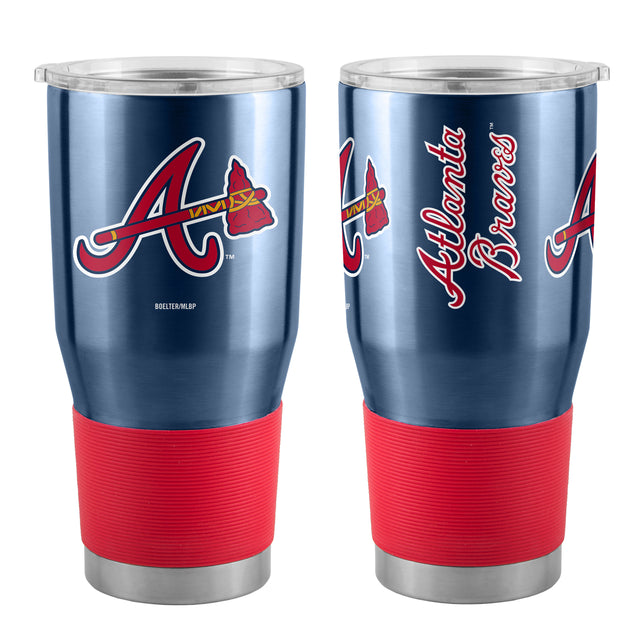 Vaso de viaje ultrafino de 30 oz de los Atlanta Braves