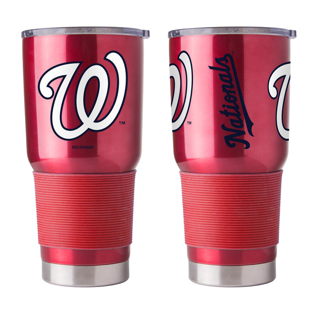 Vaso de viaje de 30 oz de los Washington Nationals, ultra rojo