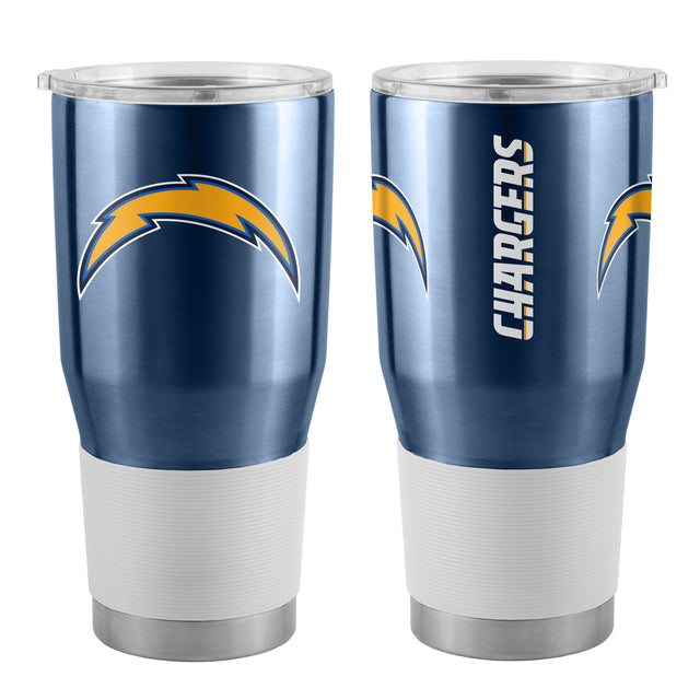 Vaso de viaje de 30 oz de Los Angeles Chargers, color azul marino