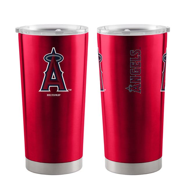 Vaso de viaje de 20 oz de Los Angeles Angels Ultra Red