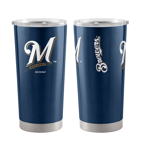 ~Milwaukee Brewers Travel Tumbler 20oz Ultra Navy - Special Order~ backorder