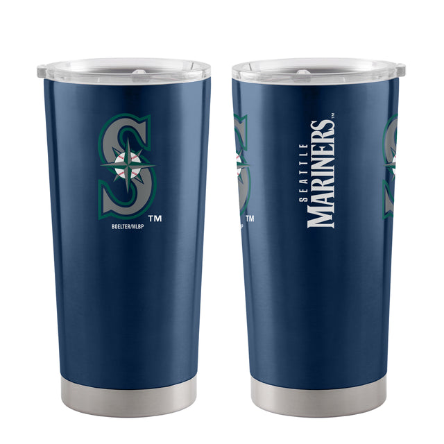 Vaso de viaje de 20 oz de los Seattle Mariners, color azul marino