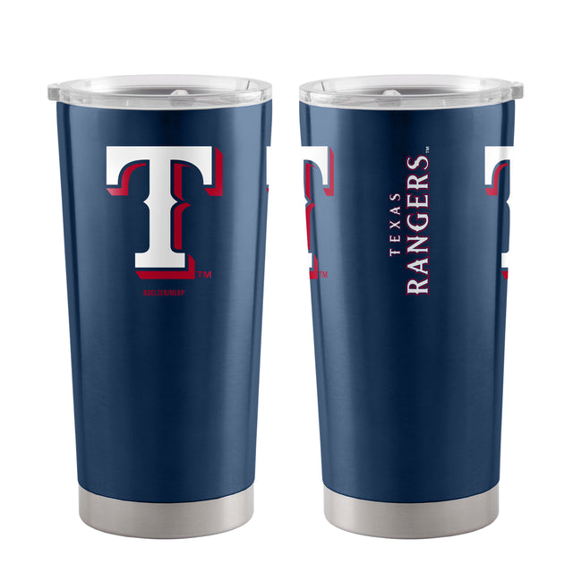 Vaso de viaje Texas Rangers de 20 oz, ultra azul