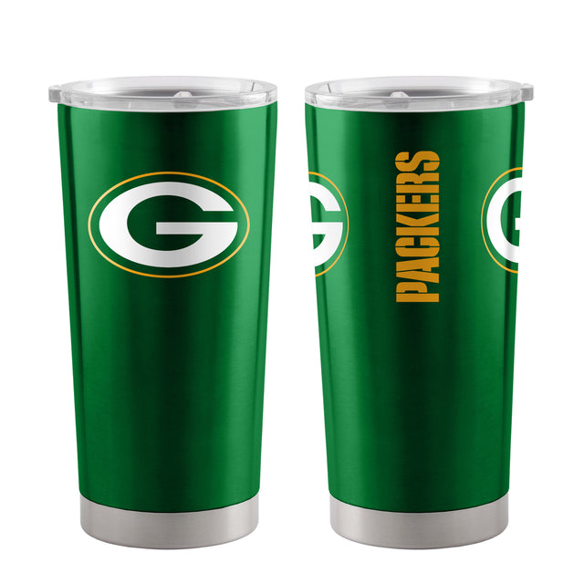 Vaso de viaje ultra verde de 20 oz de los Green Bay Packers