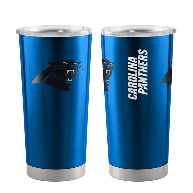 Carolina Panthers Travel Tumbler 20oz Ultra Black