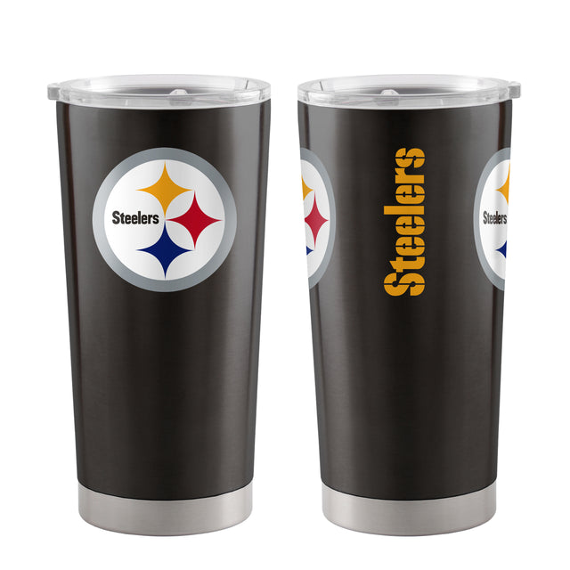 Pittsburgh Steelers Travel Tumbler 20oz Ultra Black