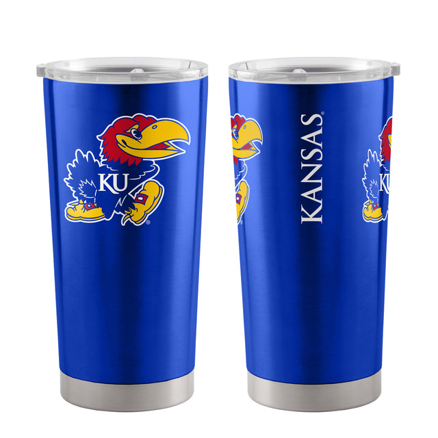 Kansas Jayhawks Travel Tumbler 20oz Ultra Blue