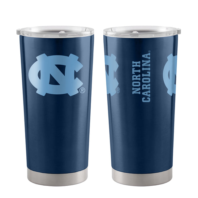 Vaso de viaje de 20 oz de los Tar Heels de Carolina del Norte, color azul ultra