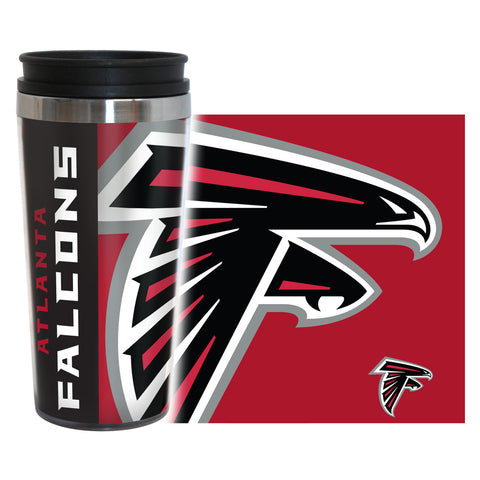 ~Atlanta Falcons Travel Mug 14oz Full Wrap Style Hype Design~ backorder