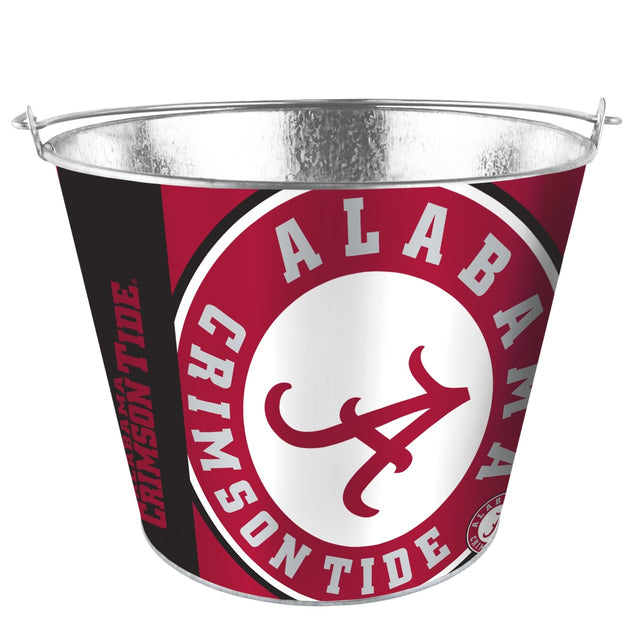 Balde Alabama Crimson Tide de 5 cuartos de galón Hype Design