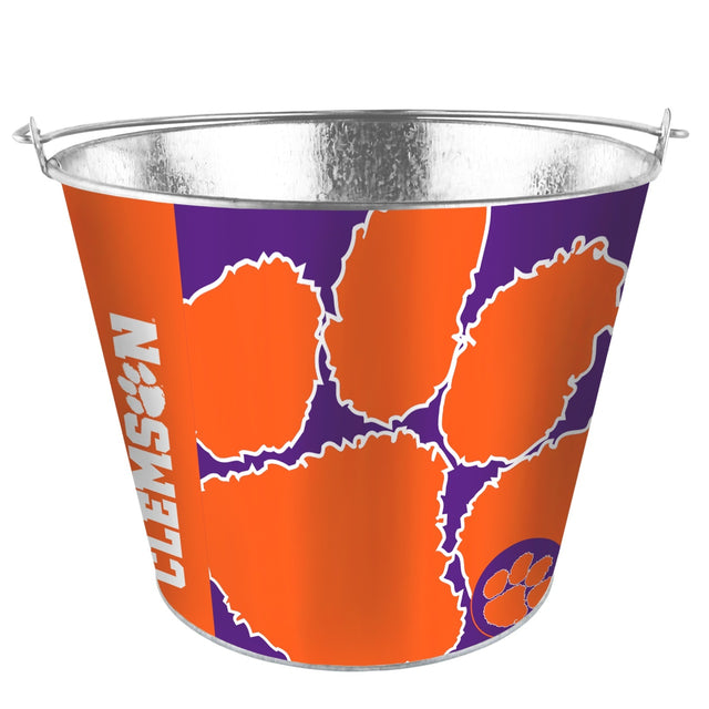 Balde de 5 cuartos de galón de los Clemson Tigers Hype Design