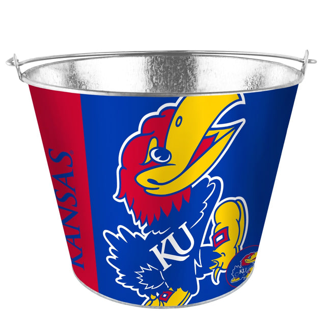 Balde de 5 cuartos de galón de los Kansas Jayhawks con diseño de Hype