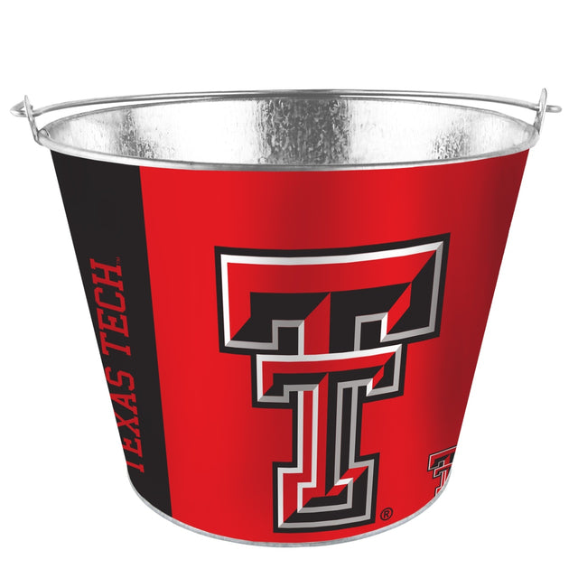 Balde de 5 cuartos de galón de los Texas Tech Red Raiders Hype Design