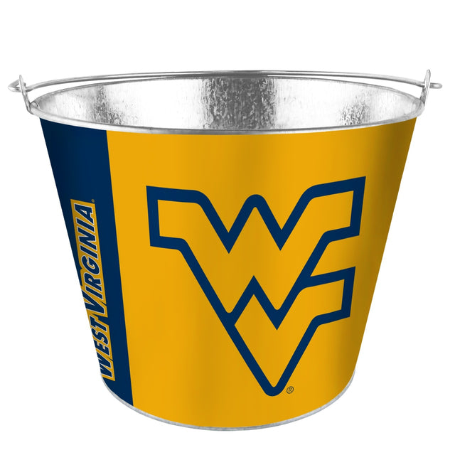 Balde de 5 cuartos de galón de los West Virginia Mountaineers Hype Design