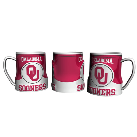 ~Oklahoma Sooners Coffee Mug - 18oz Game Time (New Handle)~ backorder