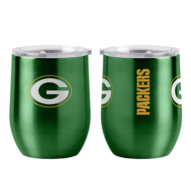 Vaso de viaje ultra curvo de 16 oz de los Green Bay Packers