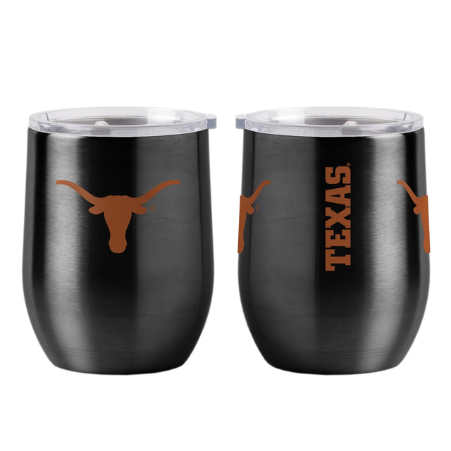 Vaso de viaje ultra curvo de 16 oz de Texas Longhorns