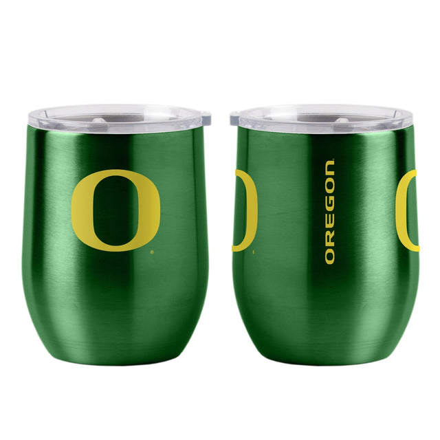 Vaso de viaje Oregon Ducks de 16 oz con tapa ultra curvada