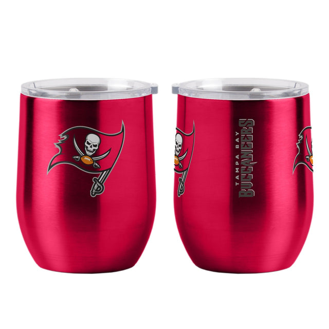 Vaso de viaje ultra curvo de 16 oz de los Tampa Bay Buccaneers