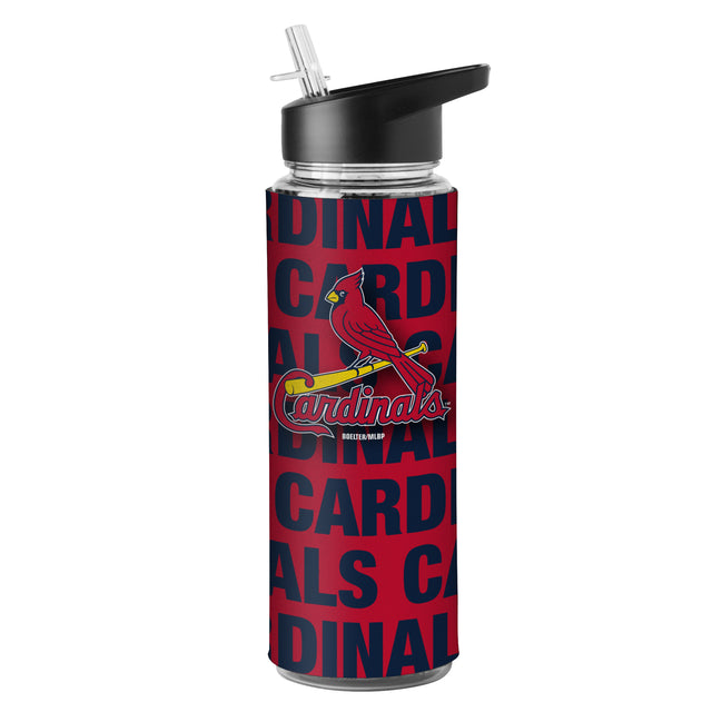 St. Louis Cardinals Bottle 25oz Neoprene Flip Top Bold